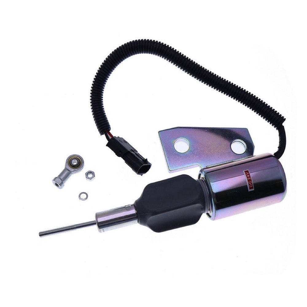 24V Shutoff Solenoid 6732-82-9110 suitable for Komatsu Excavator PC150LC-6 PC150LC-6K PC150-6