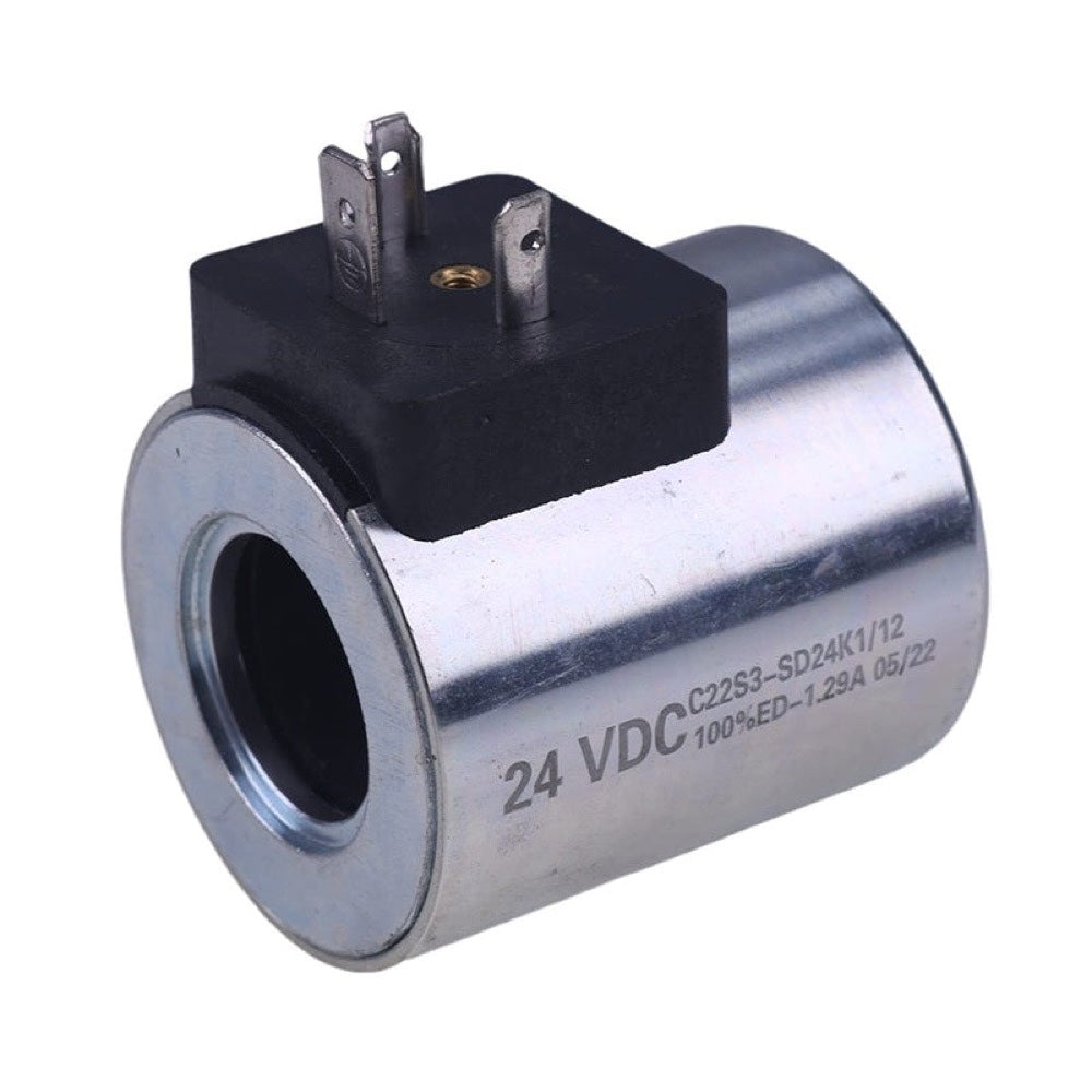 24V Solenoid Valve Coil S1-024000 compatible with Parker