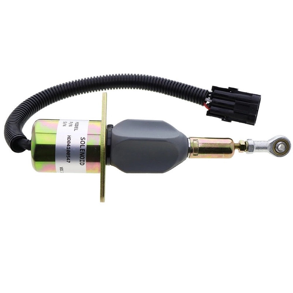 24V Stop Solenoid 6743-81-9140 fits Komatsu Engine SA6D102E-2 Excavator PC300-7 PC360-7 Wheel Loader WA380-5
