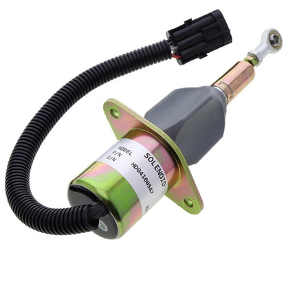 24V Stop Solenoid 6743-81-9140 fits Komatsu Engine SA6D102E-2 Excavator PC300-7 PC360-7 Wheel Loader WA380-5