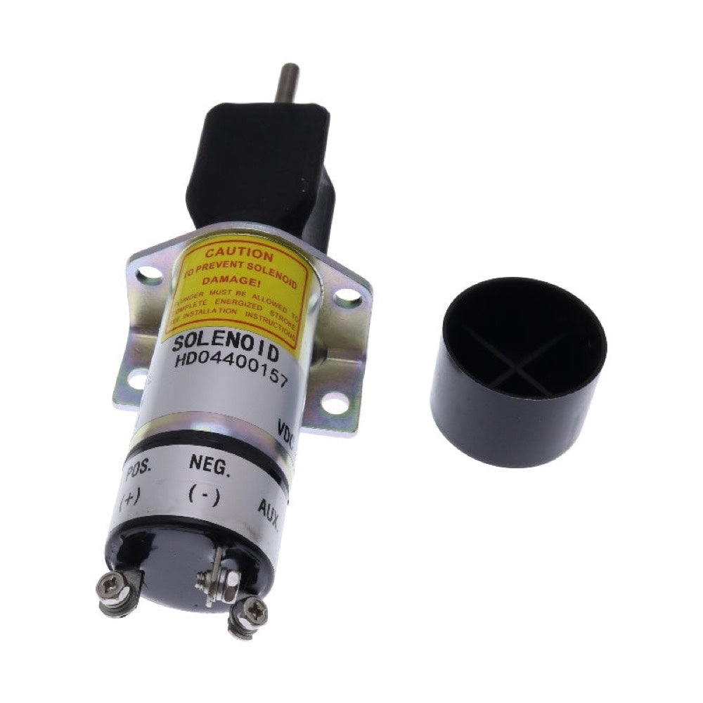 3 Terminals 12V Aftermarket Woodward 1504-12C2U1B1S1A Fuel Shutoff Solenoid Valve