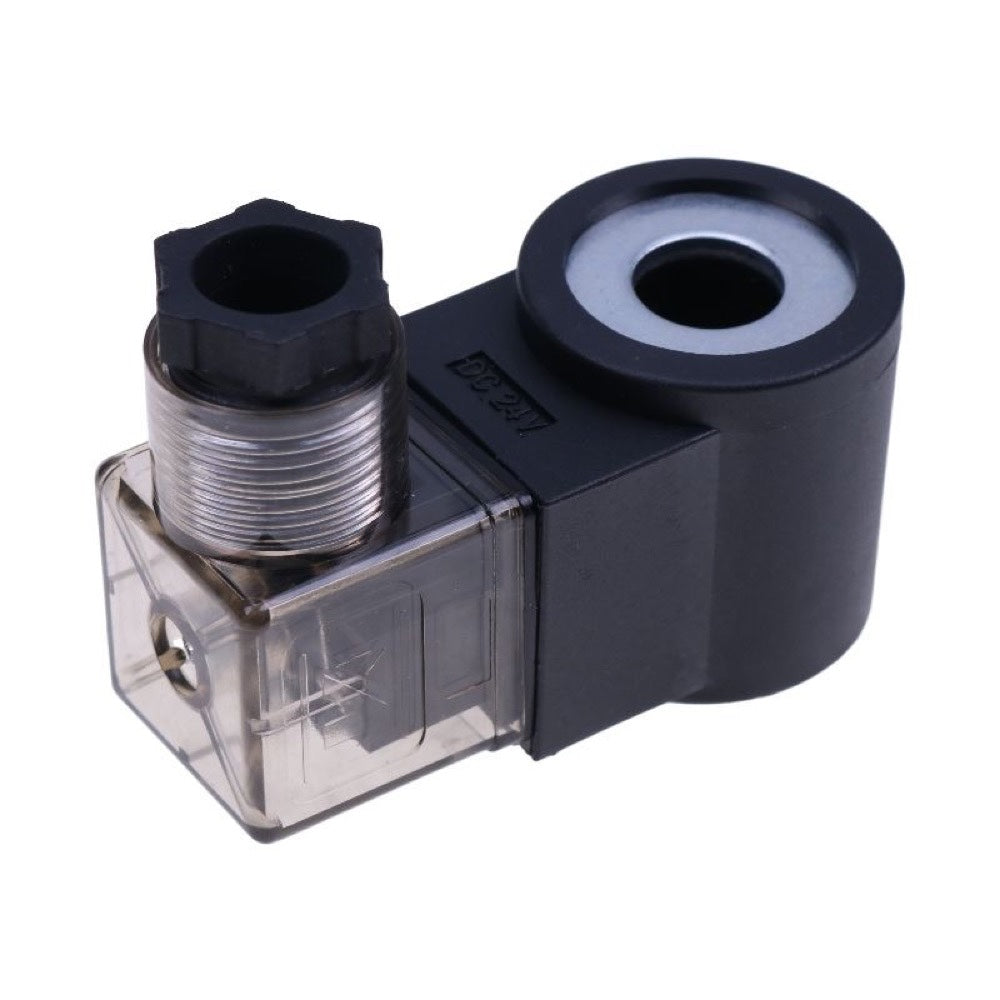 Aftermarket Hydraforce 6306024 24V Solenoid Valve Coil With Connector compatible with Valve Stem 08 80 88 98 Series