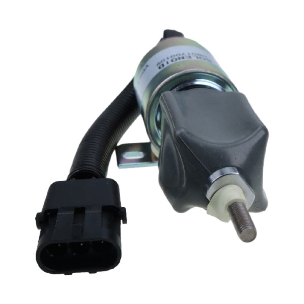 Aftermarket Woodward 1751ES-12E2UC3B1S1 1700-1508 12V Fuel Shutoff Solenoid compatible with Diesel Engine Generator Agricultural Equipment