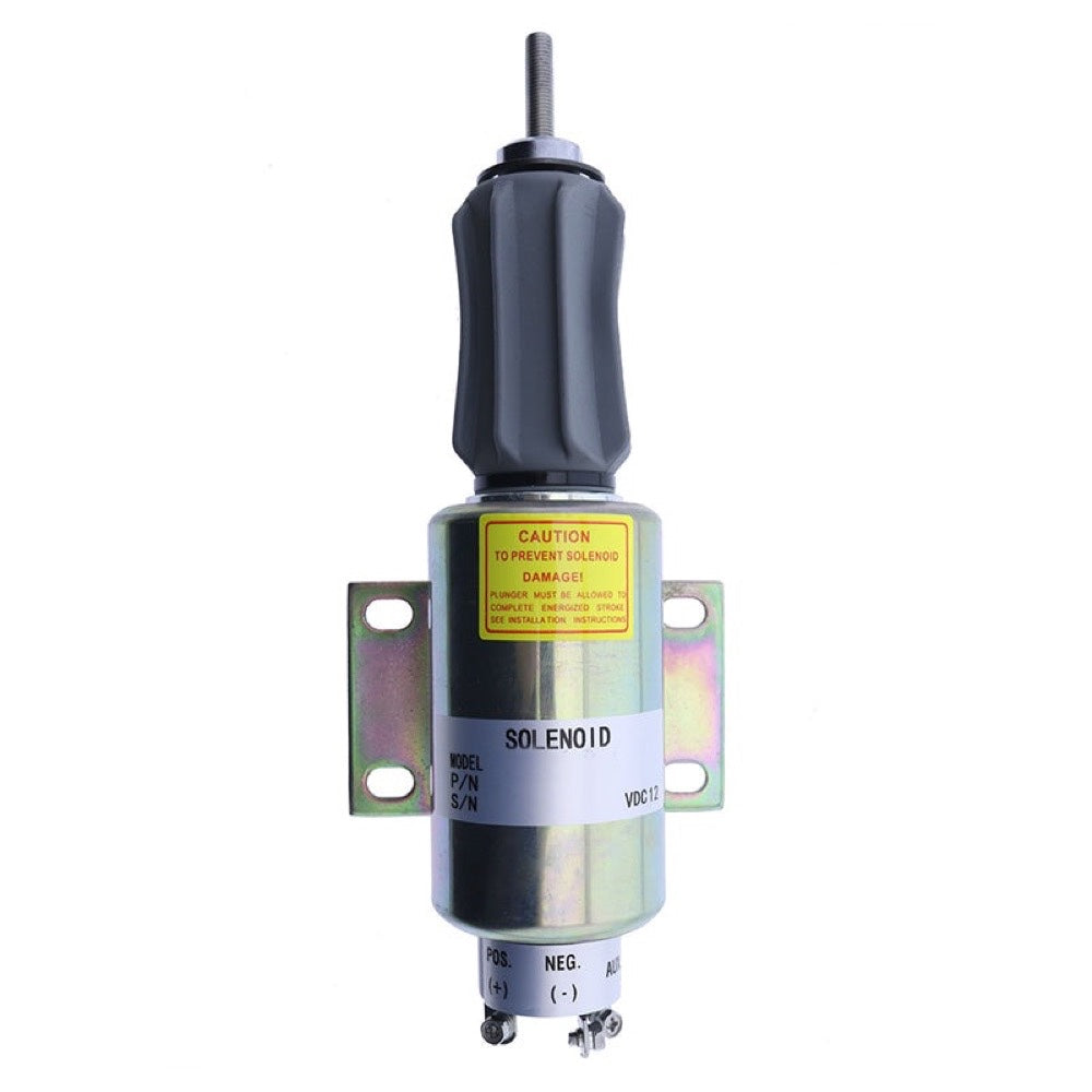 Aftermarket Woodward 2370-12E2U1B5A 2300-1501 12V Throttle Solenoid suitable for Horbart Generator JetEx-5D