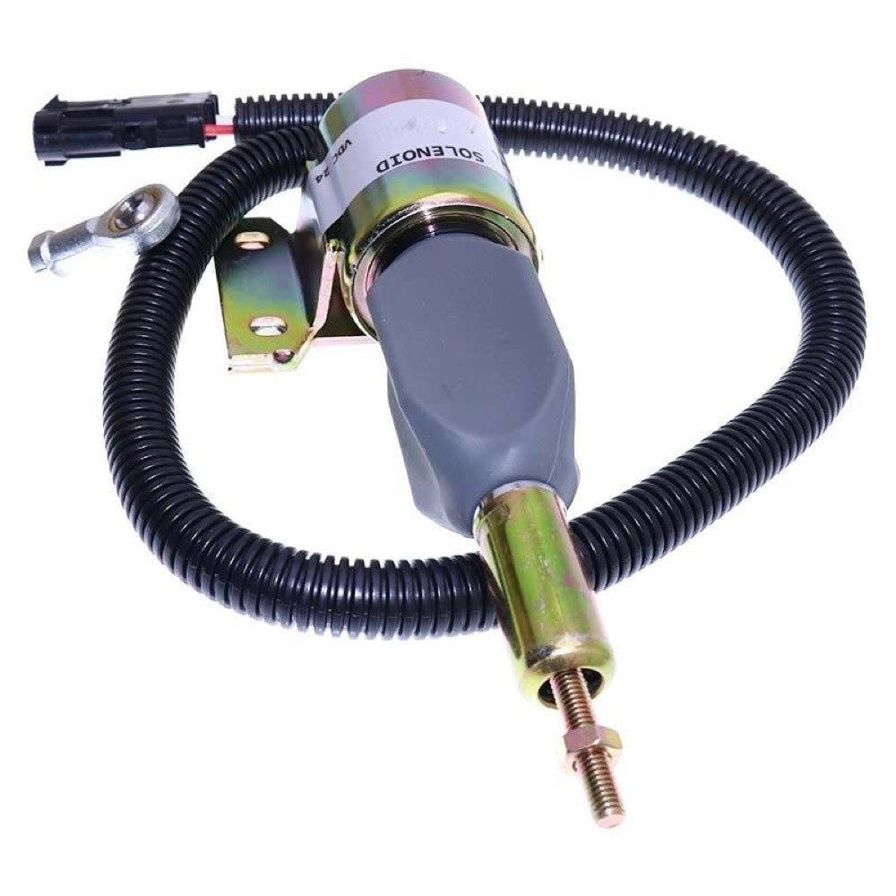 compatible with Komatsu Fuel Shutoff Solenoid 6735-81-9160 24V
