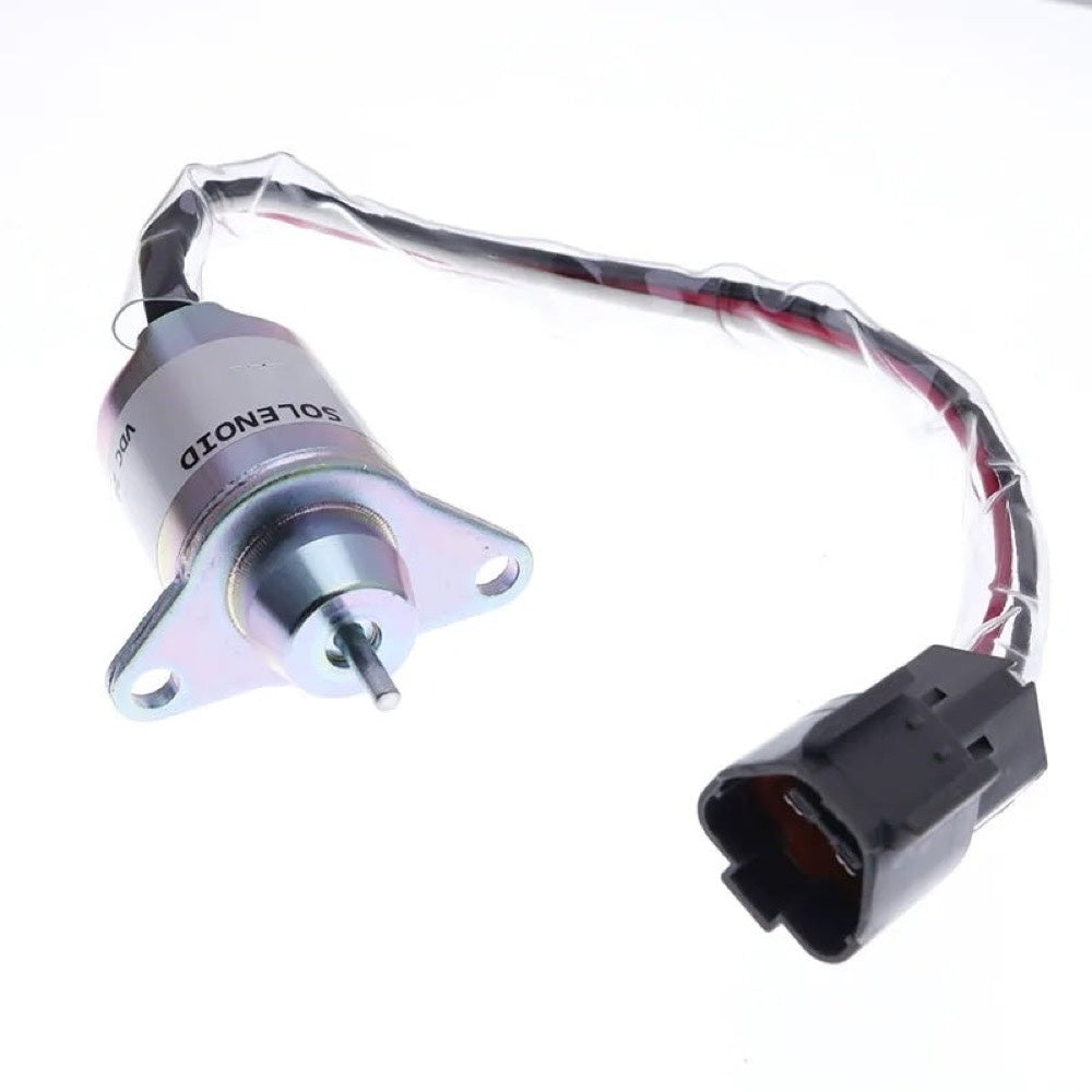 Fuel Shut Off Solenoid 129612-77940 for use with Yanmar 3TNV88-BPTB2 Engine TB235 Doosan DH80 Excavator