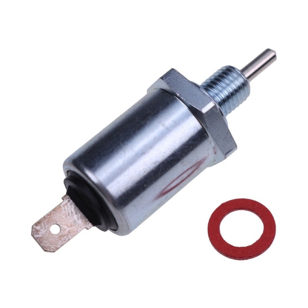 Fuel Shut Off Solenoid M138477 compatible with Kawasaki Engine FD611V FD671D FH531V John Deere Tractor 325 345 777 X475 X520 X540 X700 GX325 LX277 LX279