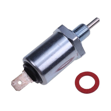 Fuel Shut Off Solenoid M138477 compatible with Kawasaki Engine FD611V FD671D FH531V John Deere Tractor 325 345 777 X475 X520 X540 X700 GX325 LX277 LX279