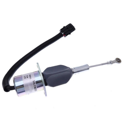 Fuel Shut Off Solenoid RE53507 for use with John Deere 4555 4755 4955 4560 4760 4960 644G 9965 6076 535 530B 2254 2256 2258 2264 2266