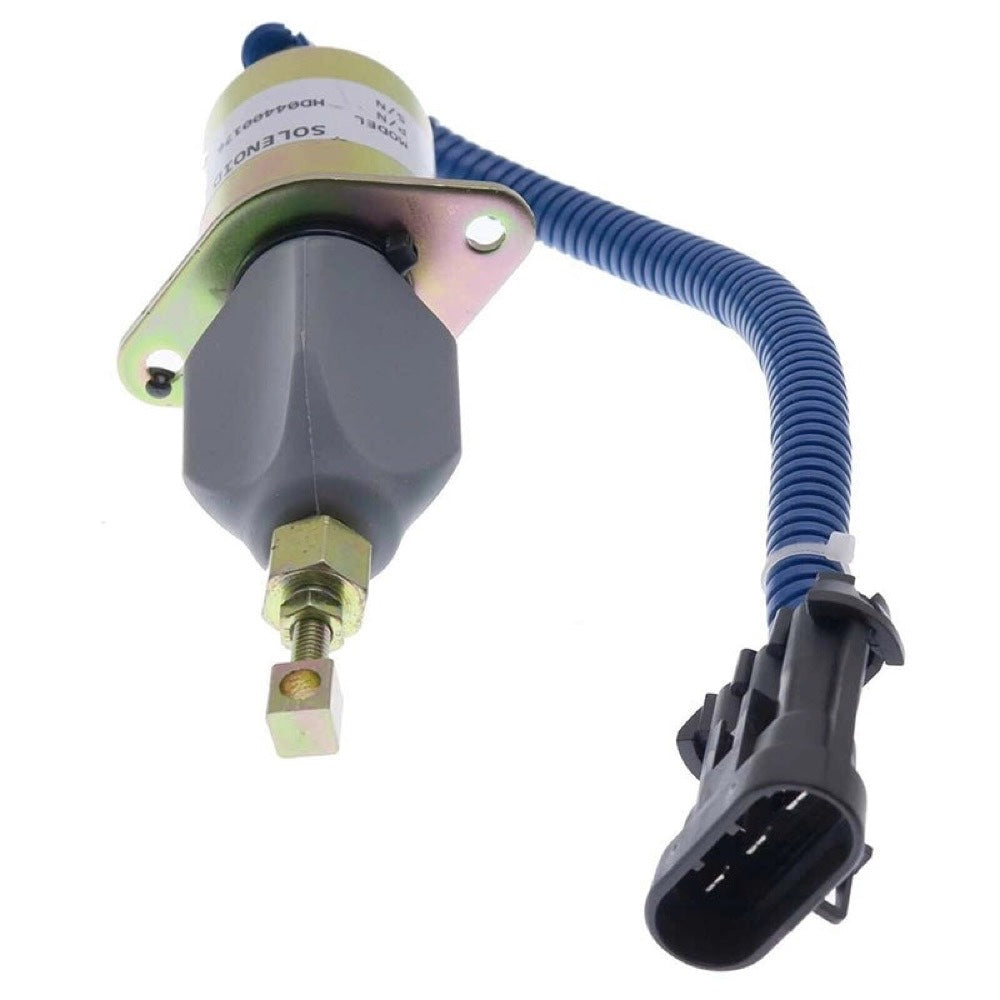 Fuel Shut Off Solenoid Without Bracket 4089577 compatible with Cummins Engine 5.9L Dodge Ram Pickup Truck 2500 3500