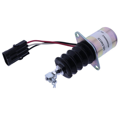 Fuel Shutoff Solenoid Valve AM124383 fits Yanmar Engine 3TNE84A John Deere Mower 3215 3235 3215A 3215B 3225B 3235A 3235B