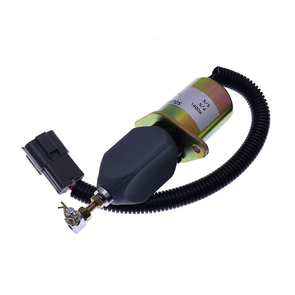 Fuel Solenoid 129953-77811 1751ES-12A3UC12B1S SA-4673-S fits Yanmar Engine 4TNV94 4TNE94L 4TNV98 Excavator Vio55 Vio75