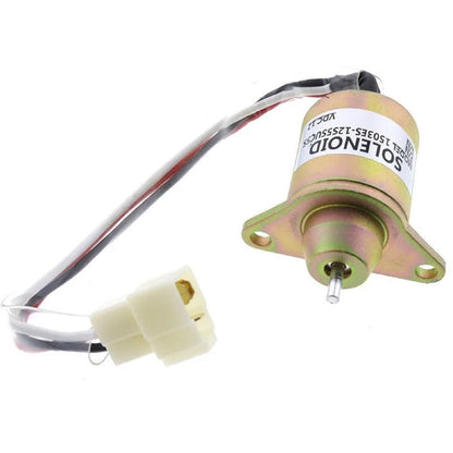 Fuel Stop Solenoid 119285-66500 fits Yanmar Komatsu 3D72N Engine Takeuchi TB014 Excavator