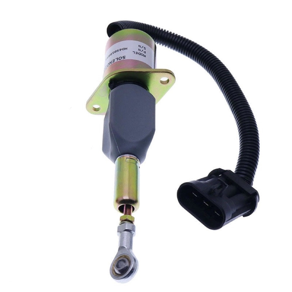 Shut Off Solenoid 82850507 fits New Holland Tractor 8970 8670A TR87 8770A 1089 TR88 8870A 1095 8670 8970A 8770 8870
