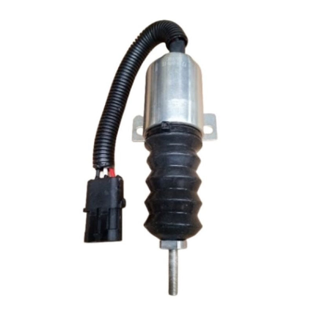 Shutoff Solenoid Valve X143301540 1751ES-12E3ULB2S1 compatible with Isuzu Engine 4JB1 4JG1 Hitachi Excavator