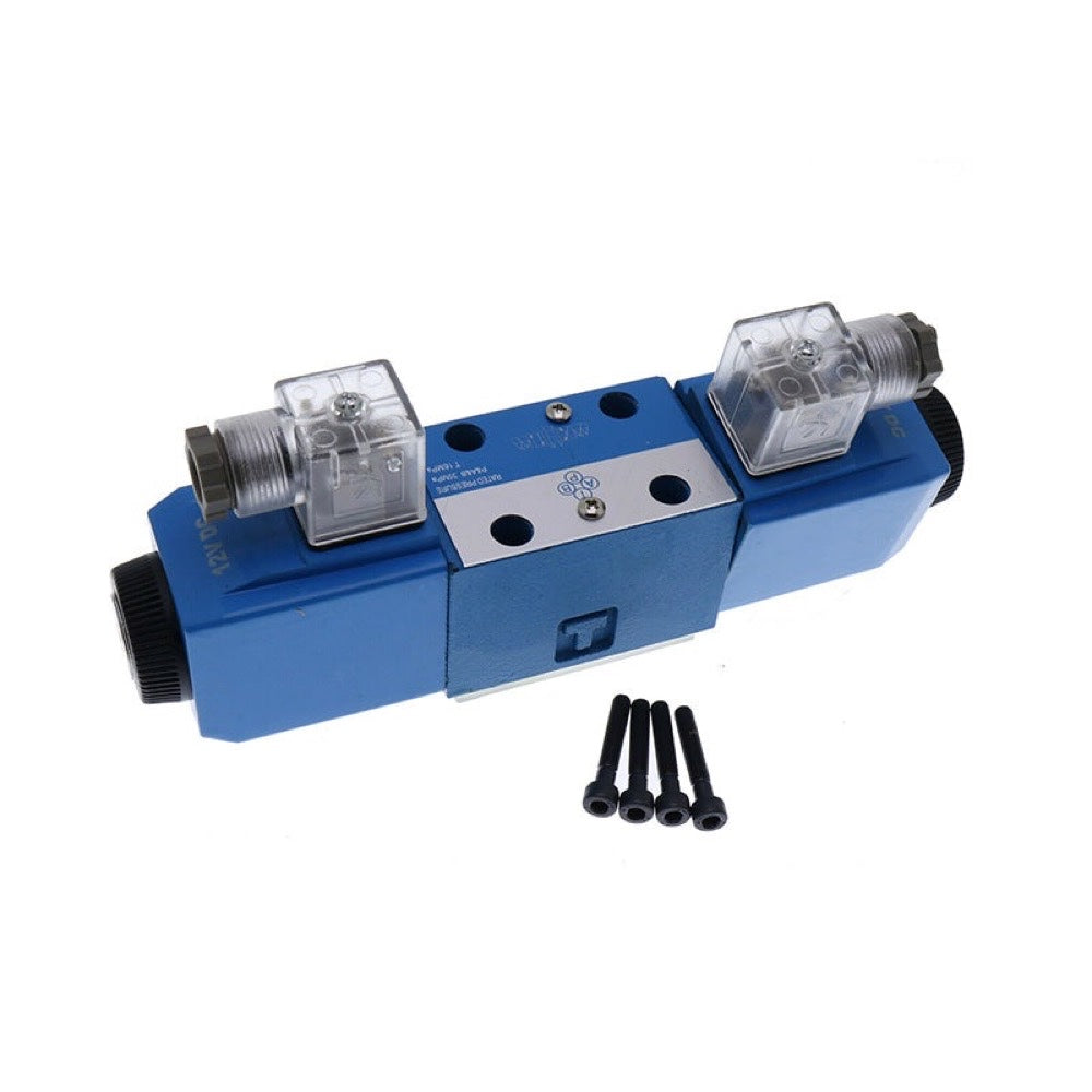 Vickers Eaton 3 Pin Solenoid Valve Assy 25/101100 compatible with JCB 2CX 406 408 3D4 3CX2 50519 FM