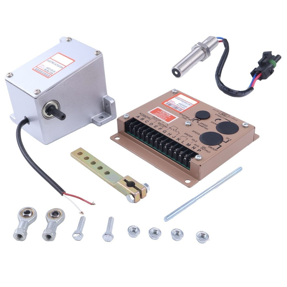 24V Actuator ADC120-24V & Governor ESD5500E & MPU Speed Sensor 3034572 suitable for Generator