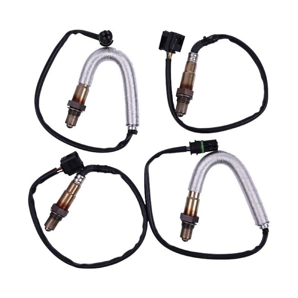 4 Pcs Upstream & Downstream O2 Oxygen Sensor 11787576673 11787545074 fits BMW 550i 650i 750i 750Li X5 X6 4.4L V8