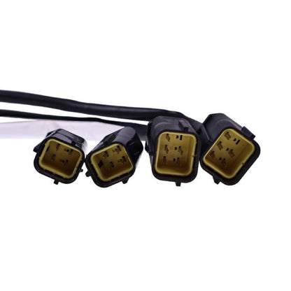4 Pcs Upstream & Downstream Oxygen O2 Sensor 234-5095 234-4381 for use with Infiniti QX56 2011-2013 QX80 2014 5.6L V8