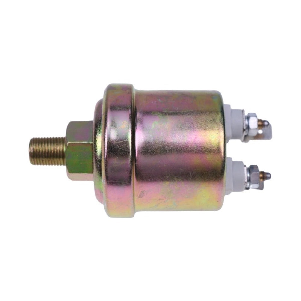 VDO Type 0-80 Psi 10-180 Ohms 1/8”-27 NPT Oil Pressure Sender With 16 Psi Low Alarm Switch