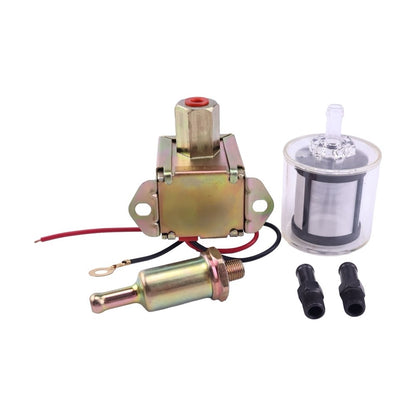 12V Fuel Pump 416-5886 with Filter 416-5884 suitable for Caterpillar CAT Loader 226D 232D 236D 239D 242D 246D 249D 257D 259D 262D 272D 277D 279D 287D 289D 297D 299D