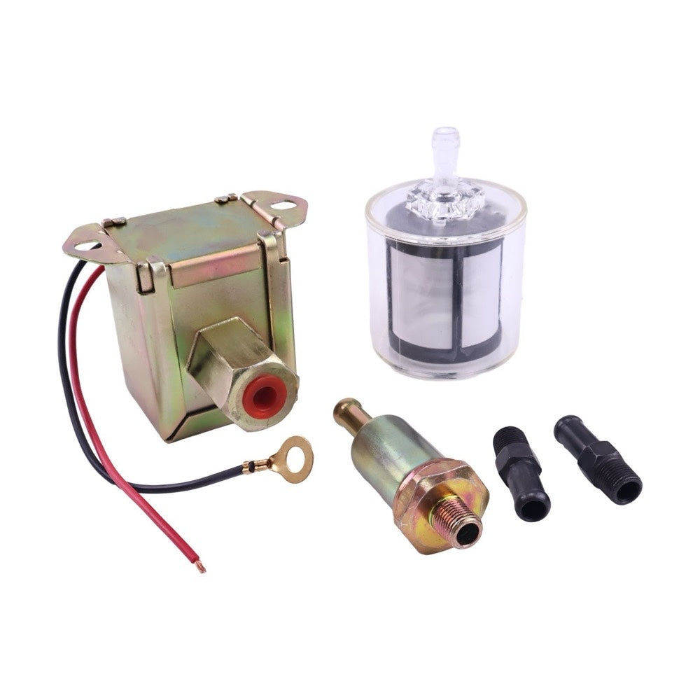 12V Fuel Pump 416-5886 with Filter 416-5884 suitable for Caterpillar CAT Loader 226D 232D 236D 239D 242D 246D 249D 257D 259D 262D 272D 277D 279D 287D 289D 297D 299D