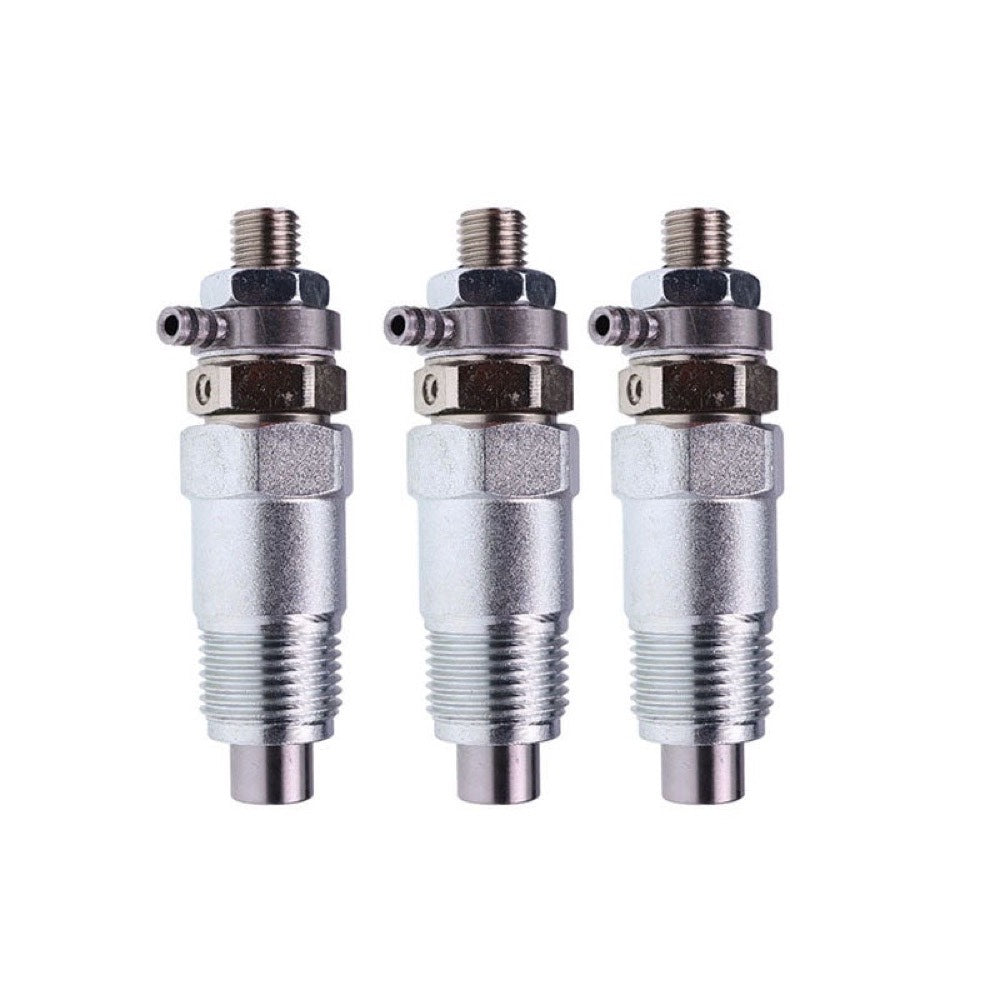 3 Fuel Injectors 19202-53021 19202-53020 fits Kubota Engine D1302 D1302-BBS-1 D750 D750-BC D850 D950 D1402