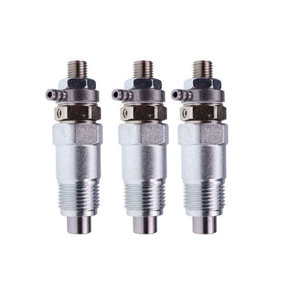 3 Fuel Injectors 19202-53021 19202-53020 fits Kubota Engine D1302 D1302-BBS-1 D750 D750-BC D850 D950 D1402