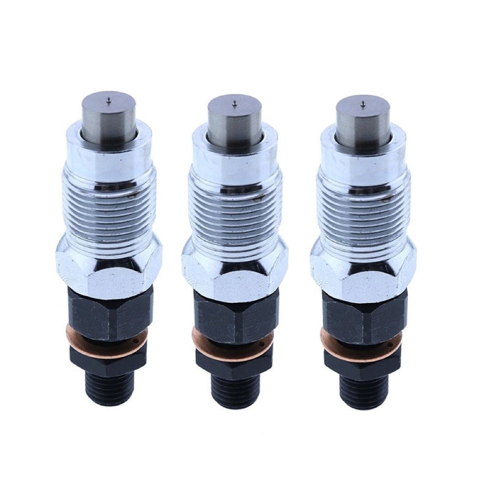 3 PCS Fuel Injector H1600-53000 16001-53000 for use with Kubota Engine D722 D782 D902