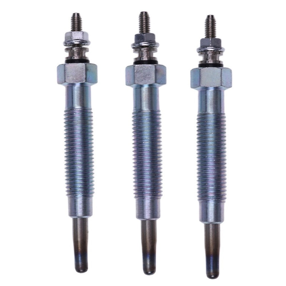3 PCS Glow Plug E6303-65511 compatible with Kioti Tractor CK25 CK27 CK30 CK35 DK35 DK40 DK45 DK50 DK55