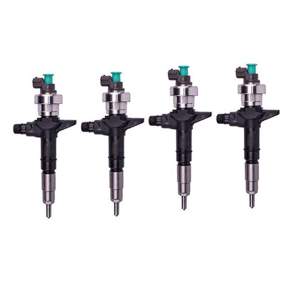 4 Fuel Injectors 295050-0910 8-98159583-1 fits Isuzu Engine 4JK1 4JJ1 Vehicle D-Max