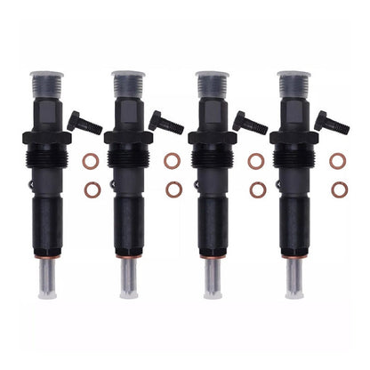 4 Pcs Fuel Injector 0432133771 suitable for CASE P70 Engine 430 445 New Holland L190 Skid Sterr Loader