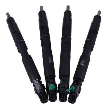 4 Pieces Common Rail Fuel Injector 320/06881 for use with JCB Engine 444 Skid Steer Loader 225 260 280 300 330