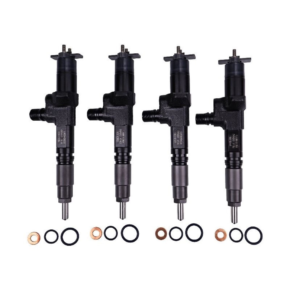 4 Pieces Fuel Injector 1J508-53052 1J508-53070 1J508-53074 fits Kubota Engine V3800 Tier 4 Compact Track Loader SVL95 SVL97