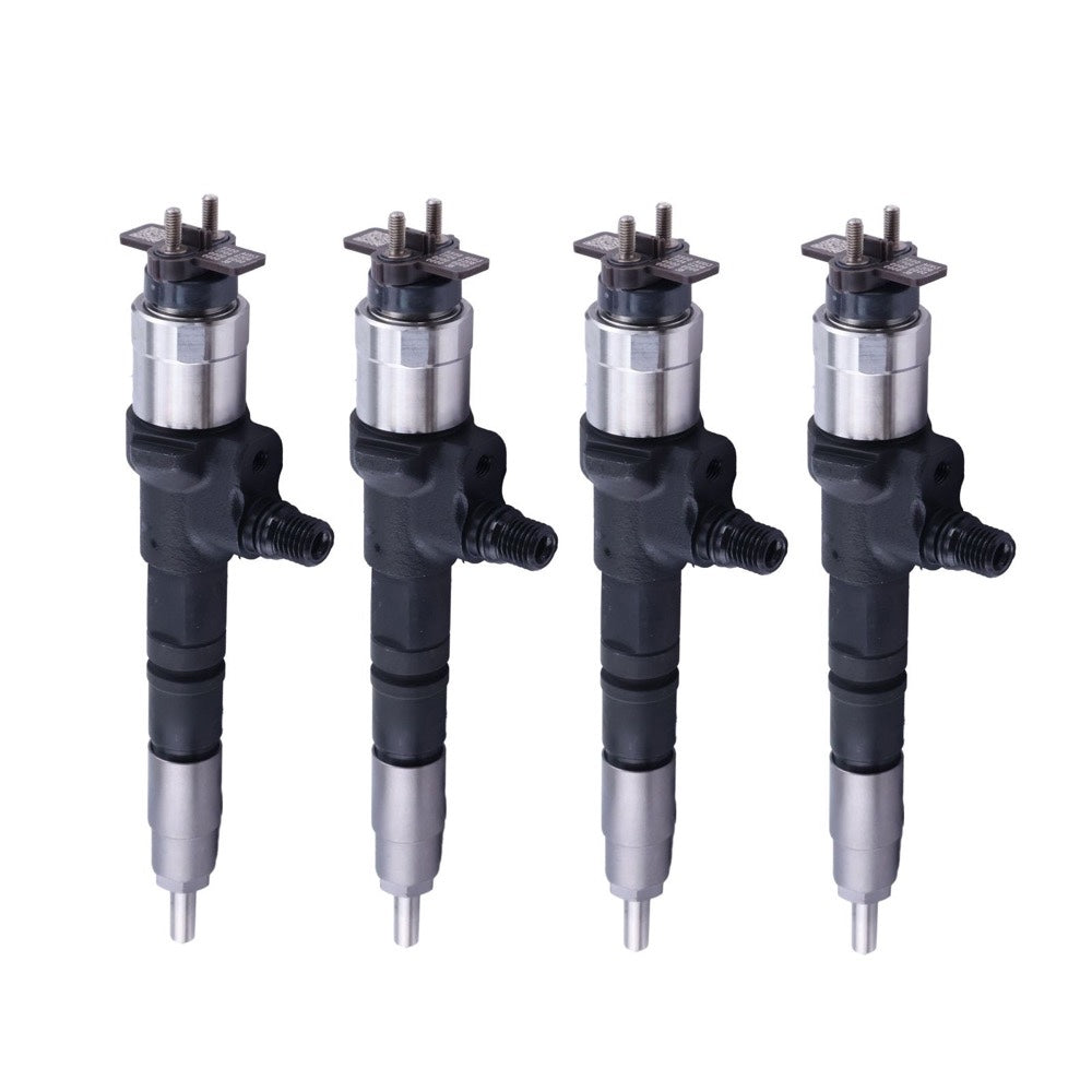 4 Pieces Fuel Injector 1J520-53050 1J520-53051 suitable for Kubota M7 Series Engine V6108 Tractor M126GX M7131 M135GX M7151