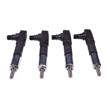 4 Pieces Fuel Injector 1J550-53000 1J550-53001 for use with Kubota Engine V3800 V3800-DI-T Tractor M8540 M9540 M96SHDM Loader SVL90 SVL90C