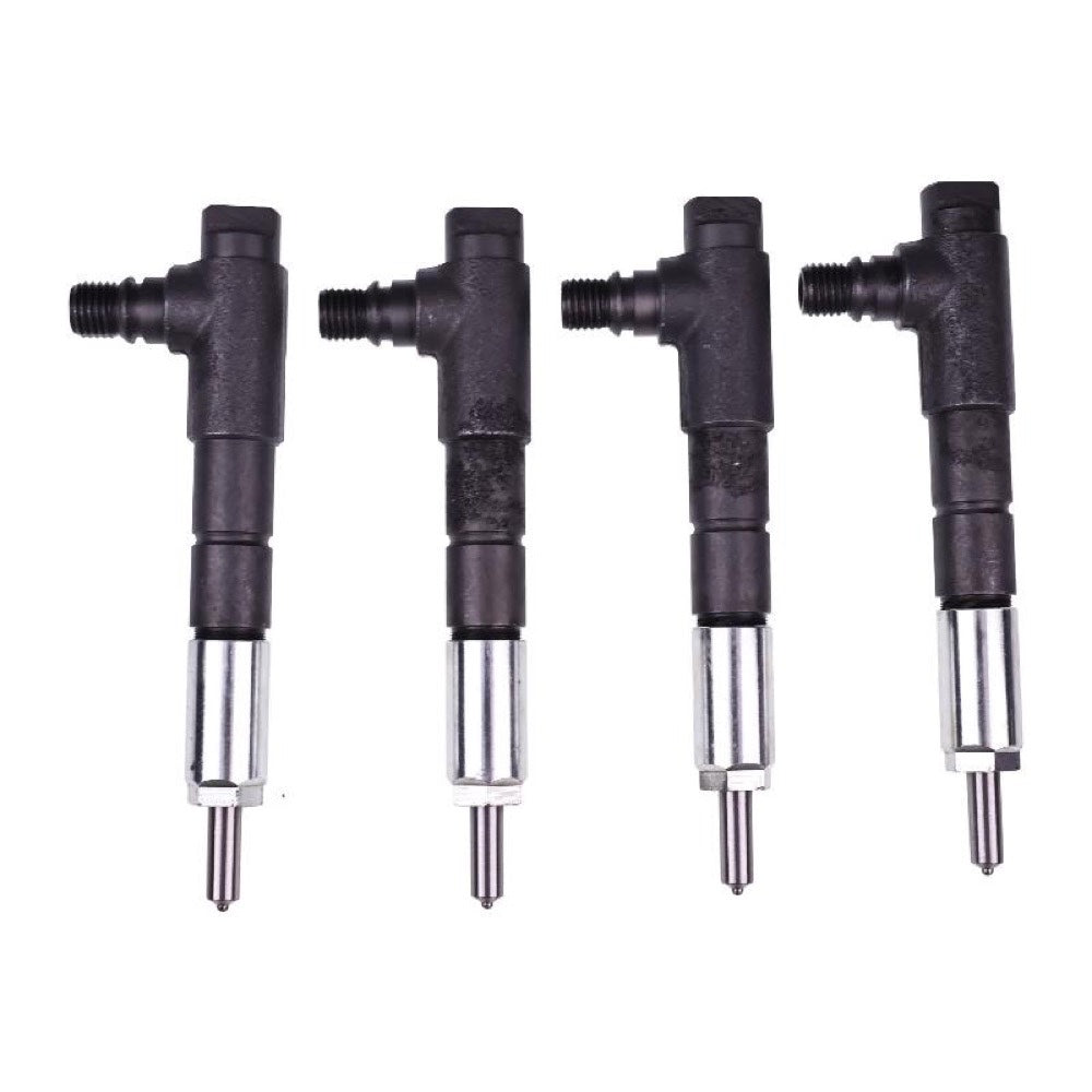 4 Pieces Fuel Injector 1J550-53000 1J550-53001 for use with Kubota Engine V3800 V3800-DI-T Tractor M8540 M9540 M96SHDM Loader SVL90 SVL90C