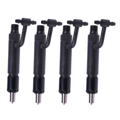 4 Pieces Fuel Injector 712102-53100 fits Yanmar Engine 3TNE84 3TNE88 3TN84TL 4TNE84 4TNE88 4TNV88 4TN78TL