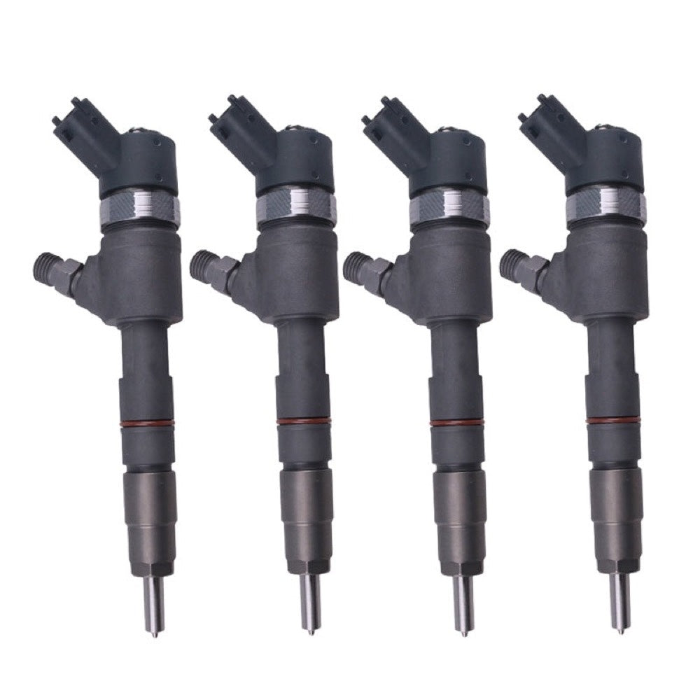4 Pieces Fuel Injector MIU802884 fits Yanmar Engine 4TNV98C 4TNV98CT John Deere Loader 204L 244K 304L 318E 319E 320E 320G
