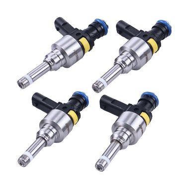 4 Pieces Upgraded Fuel Injector A2710781123 compatible with 2012-2015 Mercedes-Benz C250 SLK250 1.8L