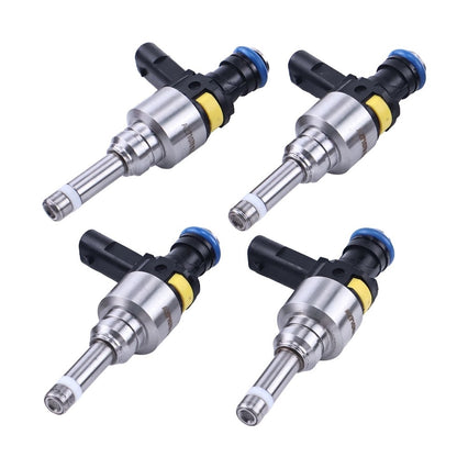 4 Pieces Upgraded Fuel Injector A2710781123 compatible with 2012-2015 Mercedes-Benz C250 SLK250 1.8L