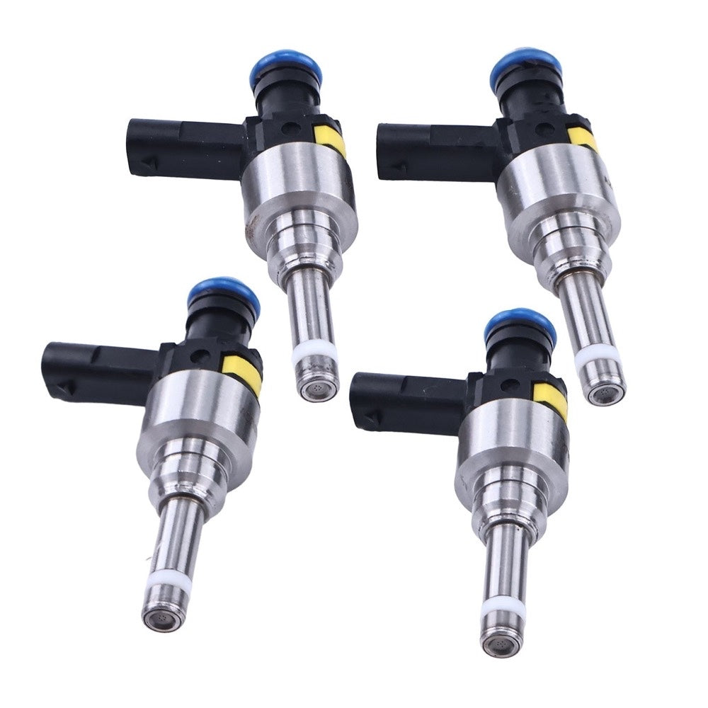 4 Pieces Upgraded Fuel Injector A2710781123 compatible with 2012-2015 Mercedes-Benz C250 SLK250 1.8L