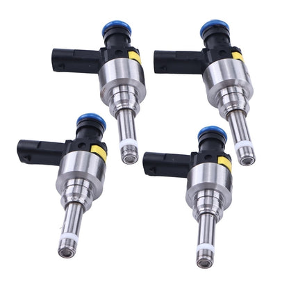 4 Pieces Upgraded Fuel Injector A2710781123 compatible with 2012-2015 Mercedes-Benz C250 SLK250 1.8L