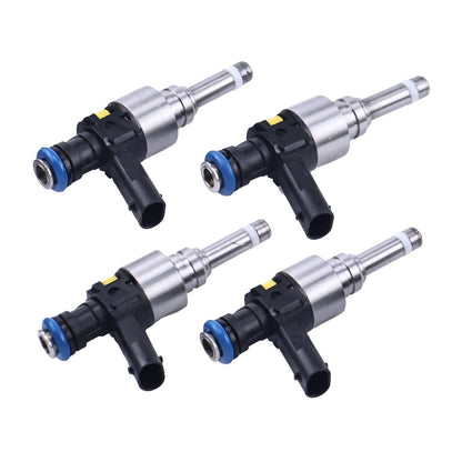 4 Pieces Upgraded Fuel Injector A2710781123 compatible with 2012-2015 Mercedes-Benz C250 SLK250 1.8L