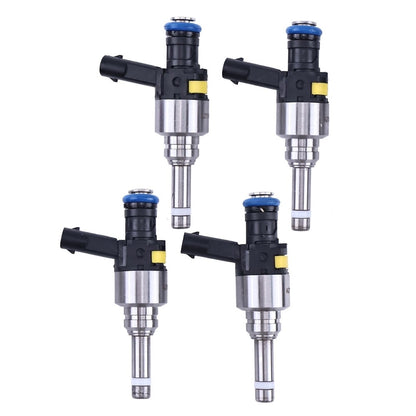 4 Pieces Upgraded Fuel Injector A2710781123 compatible with 2012-2015 Mercedes-Benz C250 SLK250 1.8L
