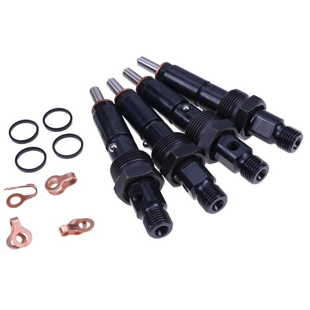 4Pcs Fuel System Injector 2852869 for use with CASE PX85 New Holland F4GE0454E D666 Engine