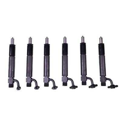 6 Fuel Injectors 1817126C91 781779 for use with Navistar Engine DT466 DTA466