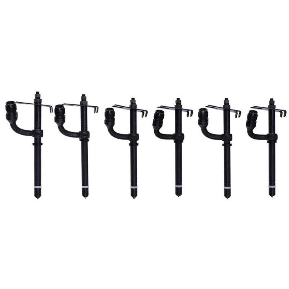 6 PCS Fuel Injector AR68364 compatible with John Deere Engine 6414 Tractor 2140 2155 2250 2555 2650 2750 2755 2850 2855 3255 4050