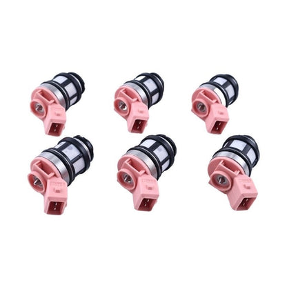 6 Pieces Fuel Injector 16600-88G10 fits Nissan D21 Pathfinder Pickup Quest Mercury Villager 3.0L V6