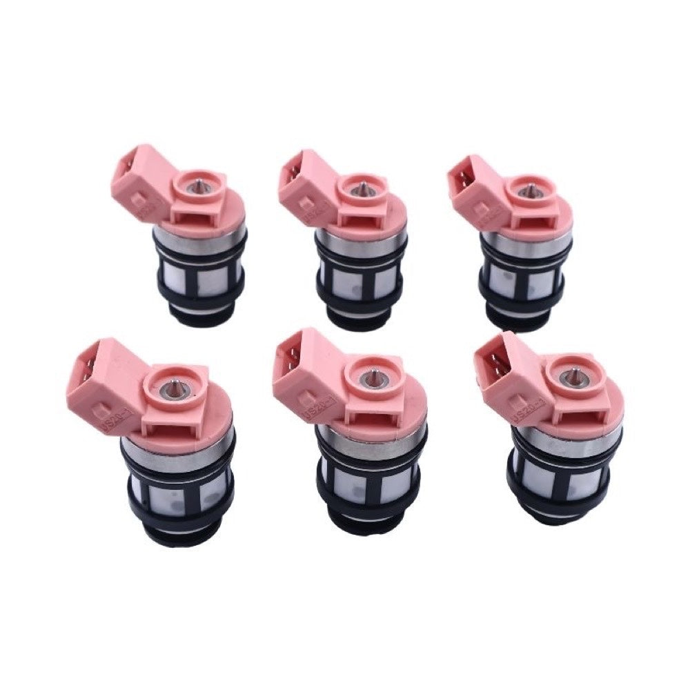 6 Pieces Fuel Injector 16600-88G10 fits Nissan D21 Pathfinder Pickup Quest Mercury Villager 3.0L V6